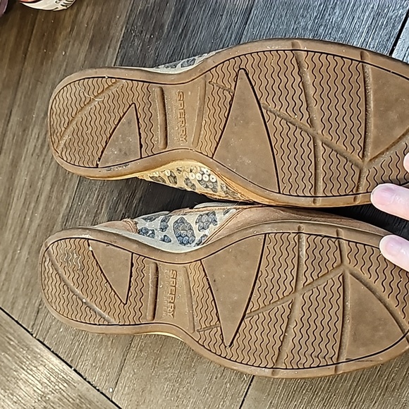 Sperry Top Sider Sequined Leopard Print Women's size 9 - Picture 5 of 5